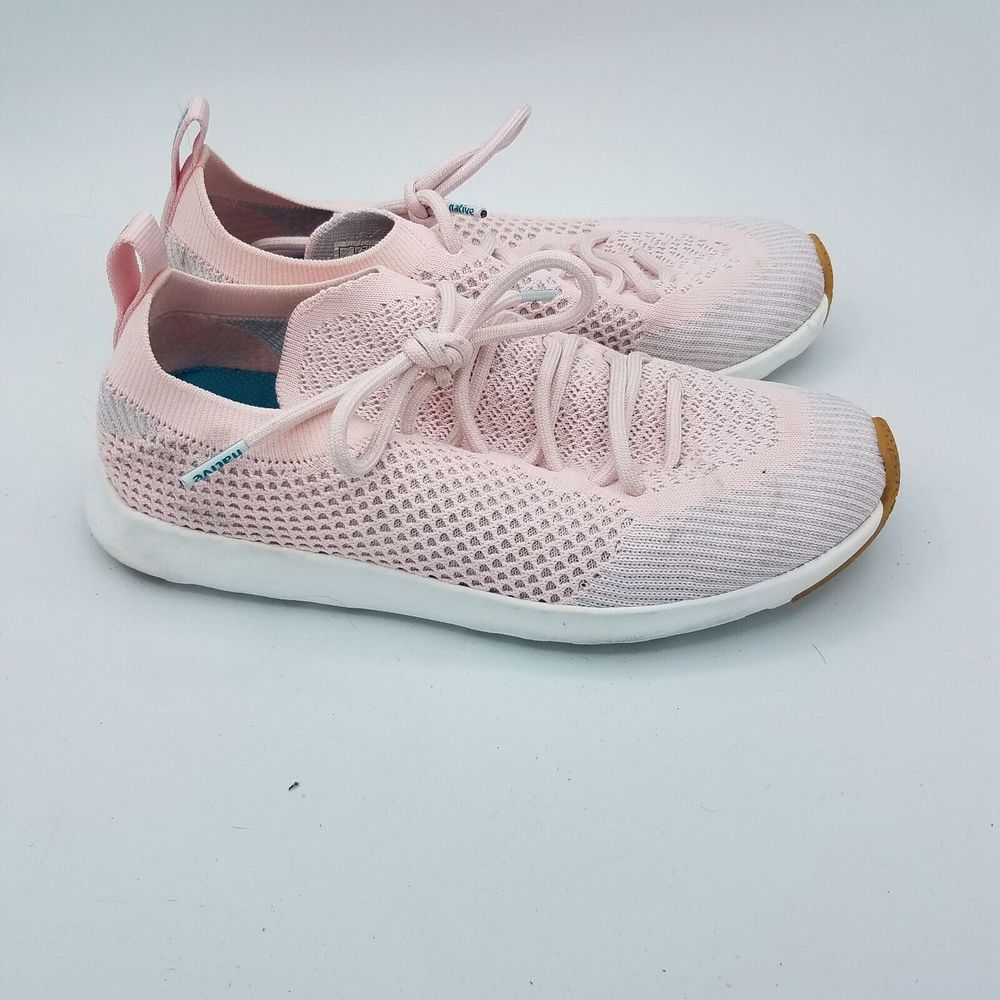 Native Women's 4.5 AP Mercury Liteknit Shoes Pink Sneakers 21103919-6799 - Picture 4 of 11
